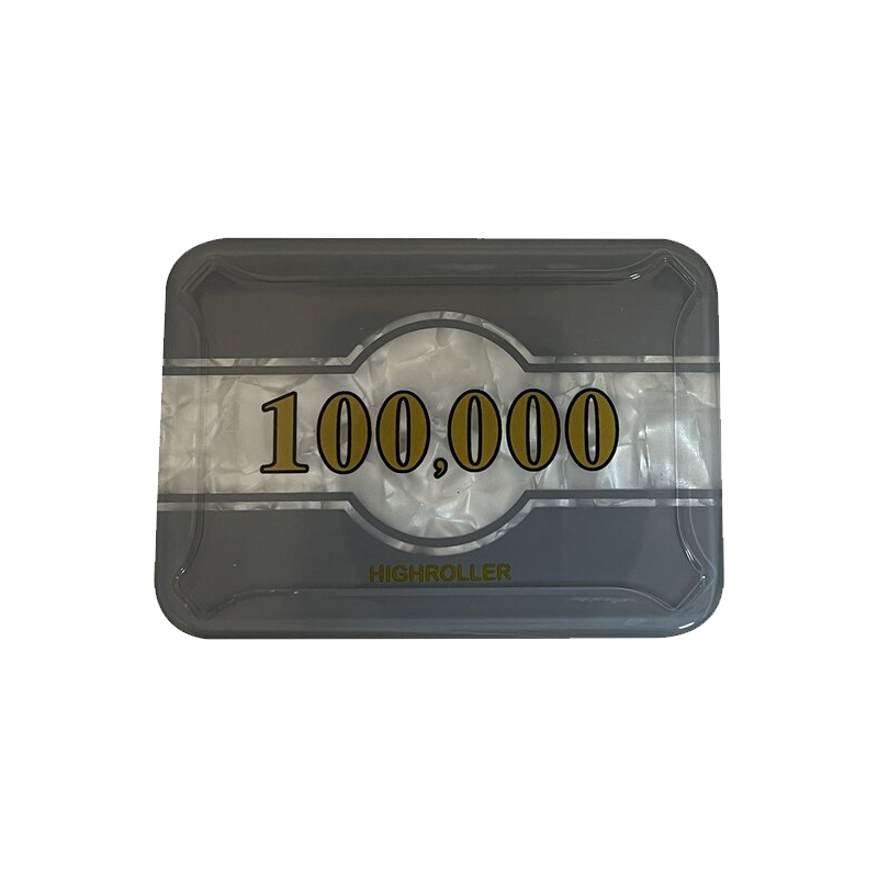 Poker Plaque Highroller 100.000