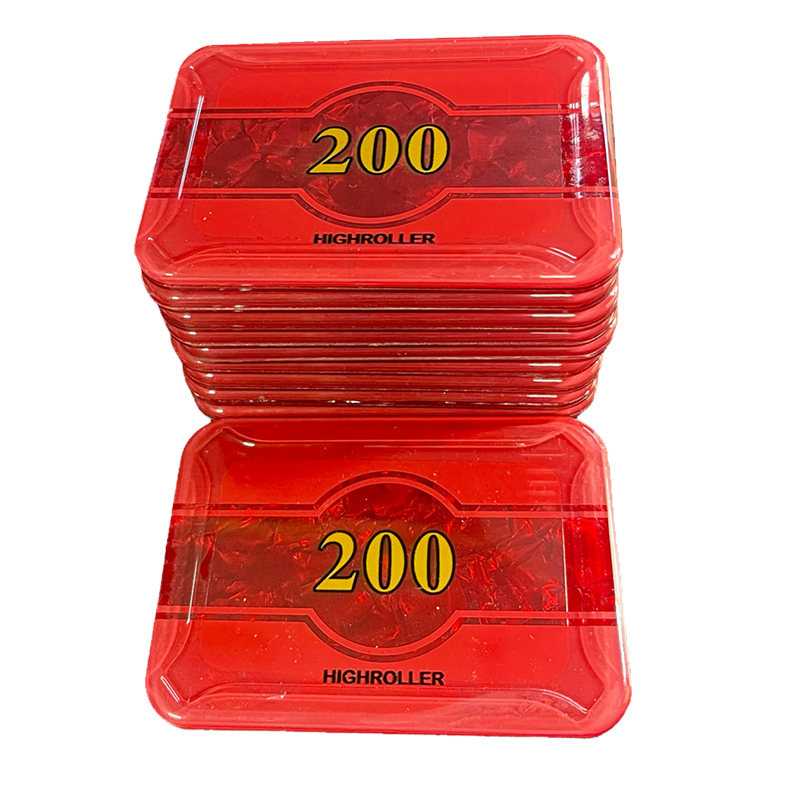Poker Plaque Highroller 200