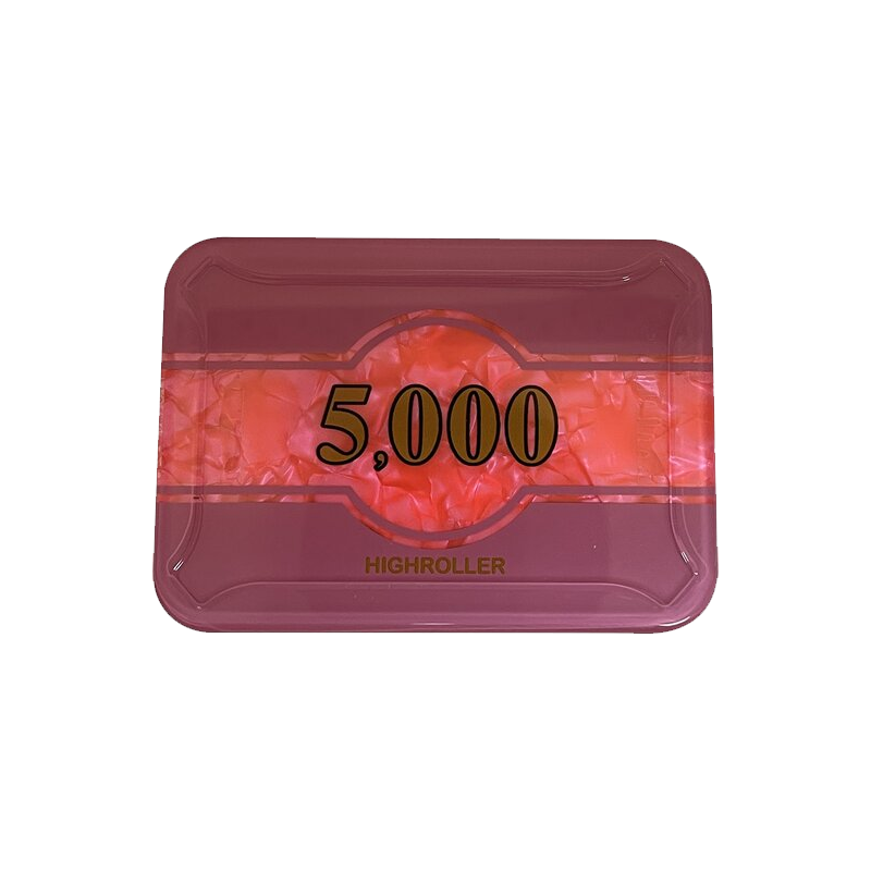 Poker Plaque Highroller 5000