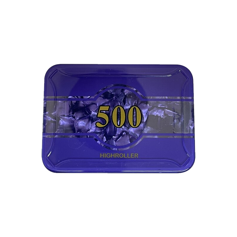 Poker Plaque Highroller 500