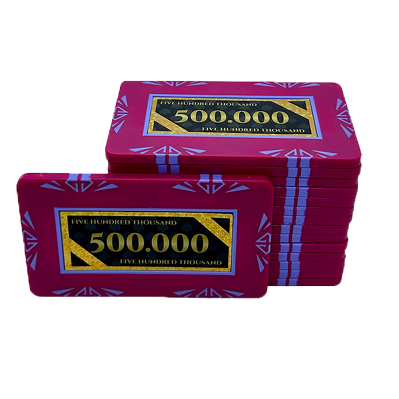 Poker Plaque Diamond 500.000