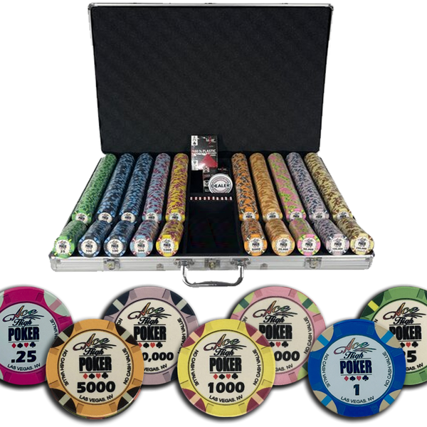Poker Set WSOP Ace High 1000