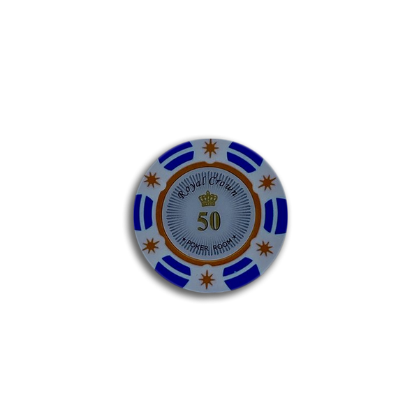 Royal Crown Poker Chip 50