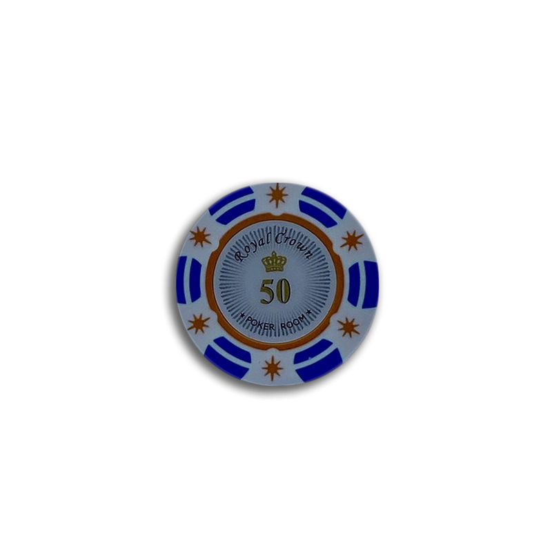 Royal Crown Poker Chip 50