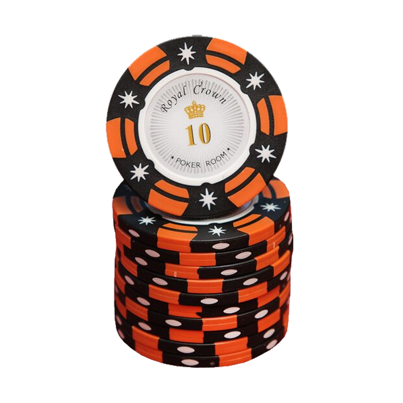 Royal Crown Poker Chip 10