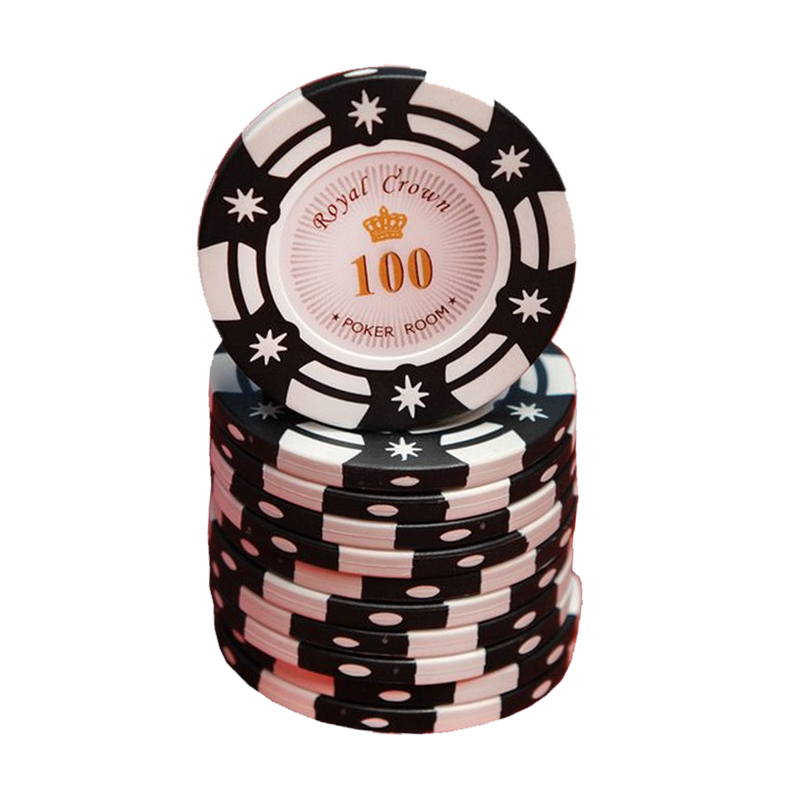 Royal Crown Poker Chip 100