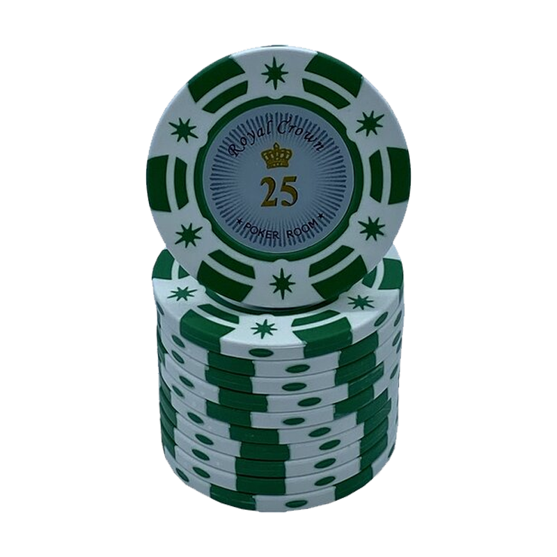 Royal Crown Poker Chip 25