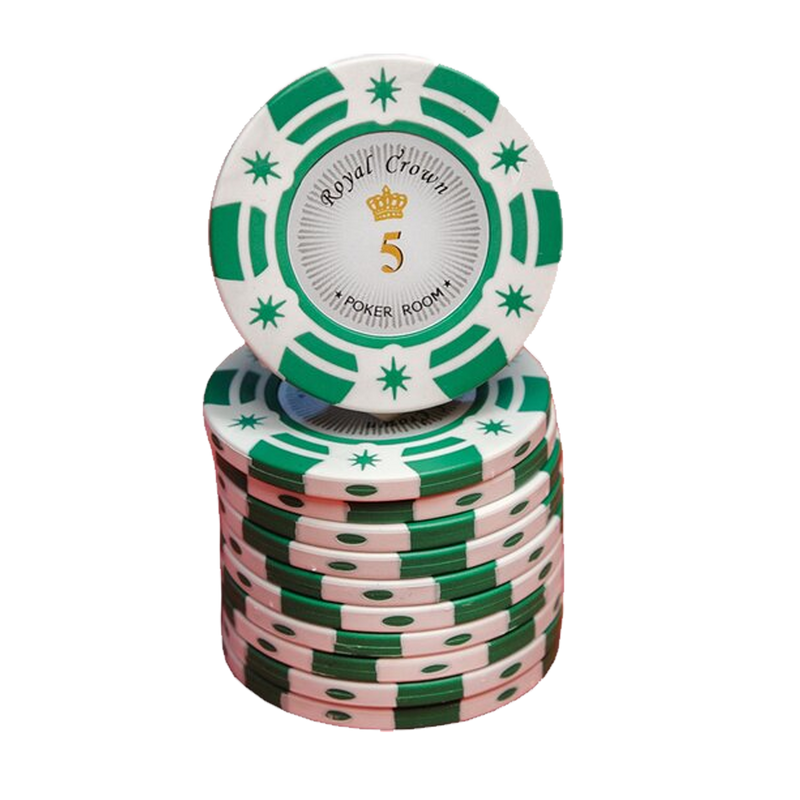 Royal Crown Poker Chip 5