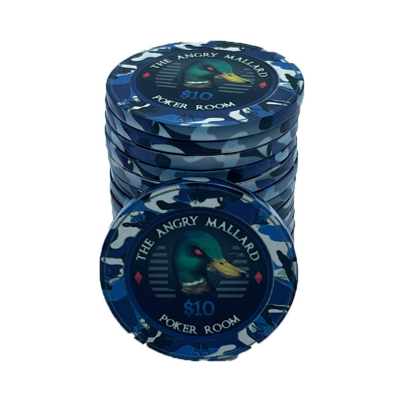 Angry Mallard Cash Game Poker Chip 10