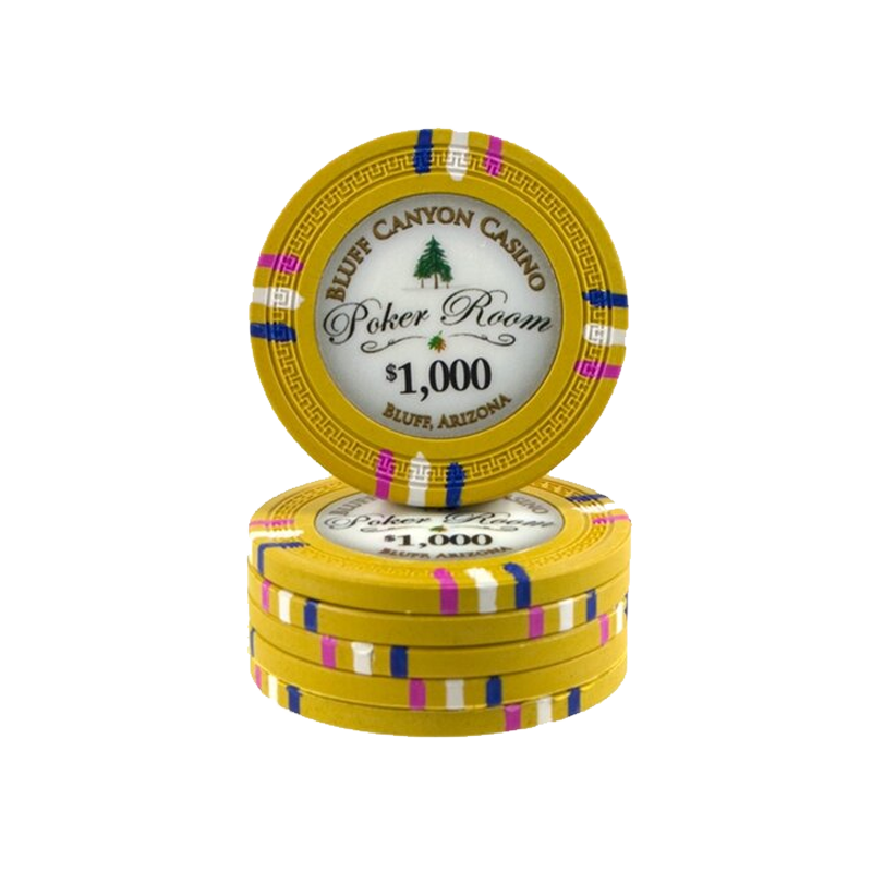 Bluff Canyon Poker Chip 1000