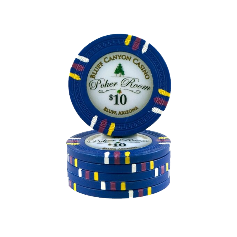 Bluff Canyon Poker Chip 10