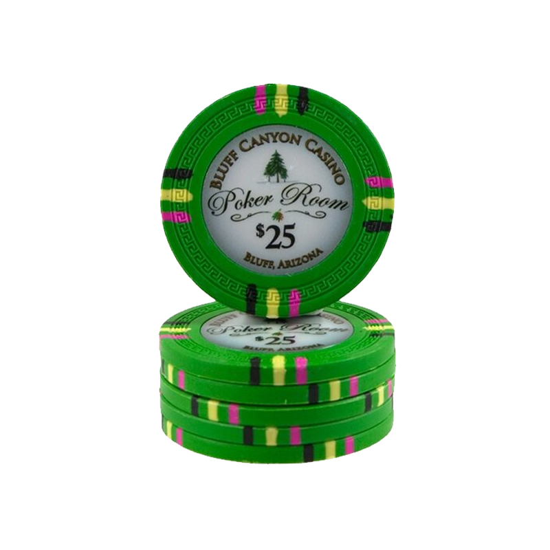 Bluff Canyon Poker Chip 25