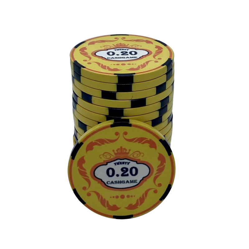 Ceramic Crown Poker Chip 0.2