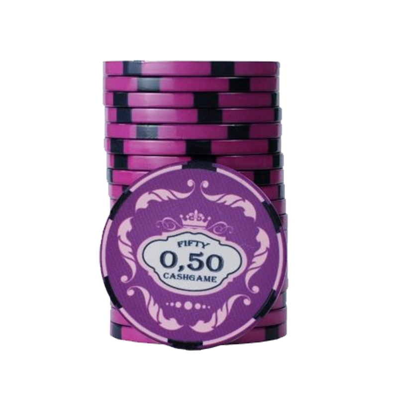 Ceramic Crown Poker Chip 0.5