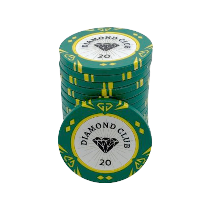 Diamond Club Poker Chip 20