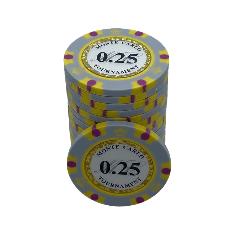 Monte Carlo Poker Chip 0.25