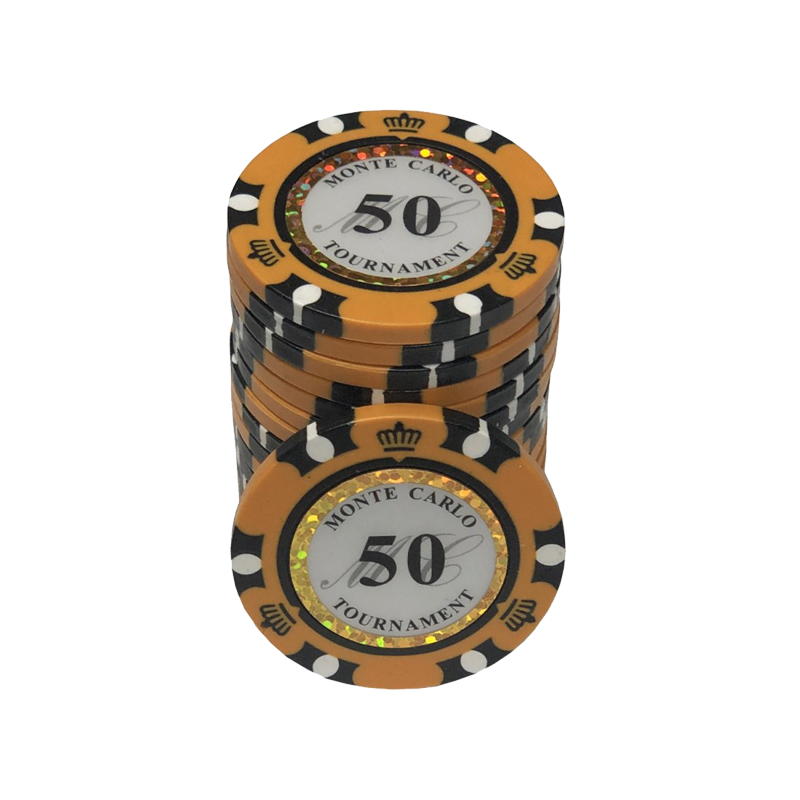 Monte Carlo Poker Chip 50