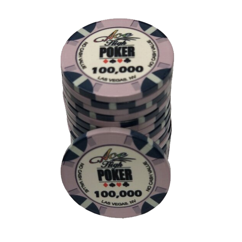 WSOP Ace High Poker Chip 100.000