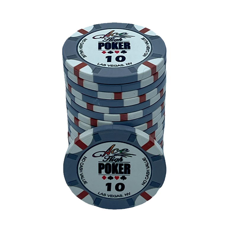 WSOP Ace High Poker Chip 10