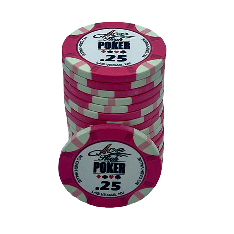 WSOP Ace High Poker Chip 0.25