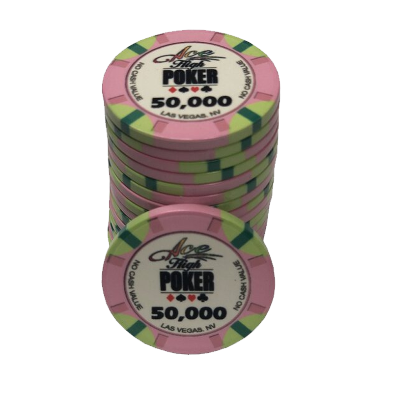 WSOP Ace High Poker Chip 50.000