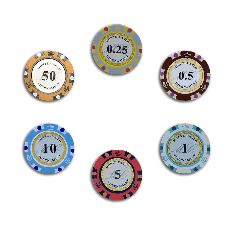 <tc>Pokerchips Set</tc>  Monte Carlo 1000