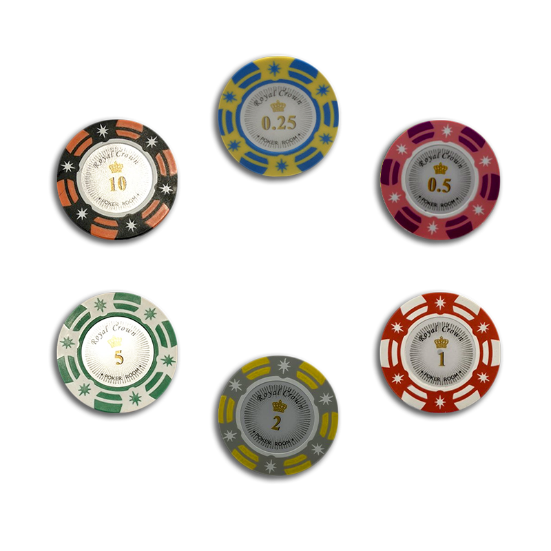 Poker Chips Set Royal Crown 300