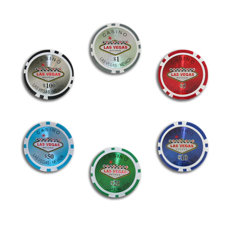 Poker Chips Set Vegas Nevada 500