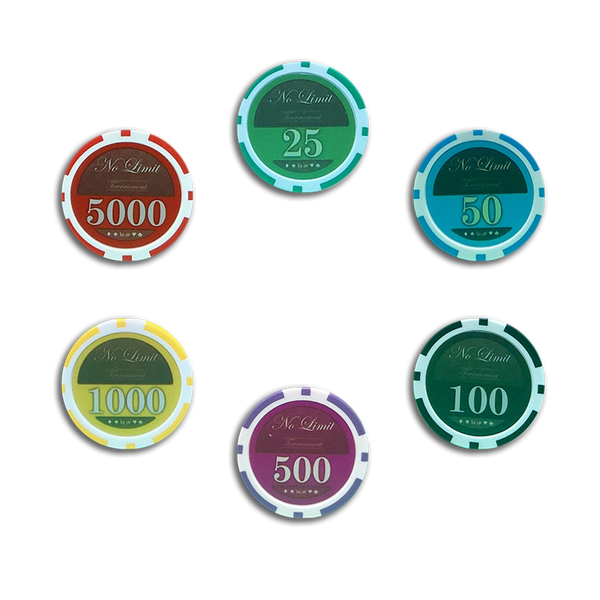 Poker Chips Set Lazar No Limit 500
