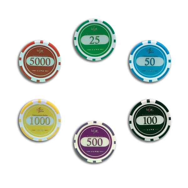 Poker Chips Set Lazar Tournament 500