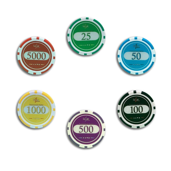 Poker Chips Set Lazar Tournament 1000