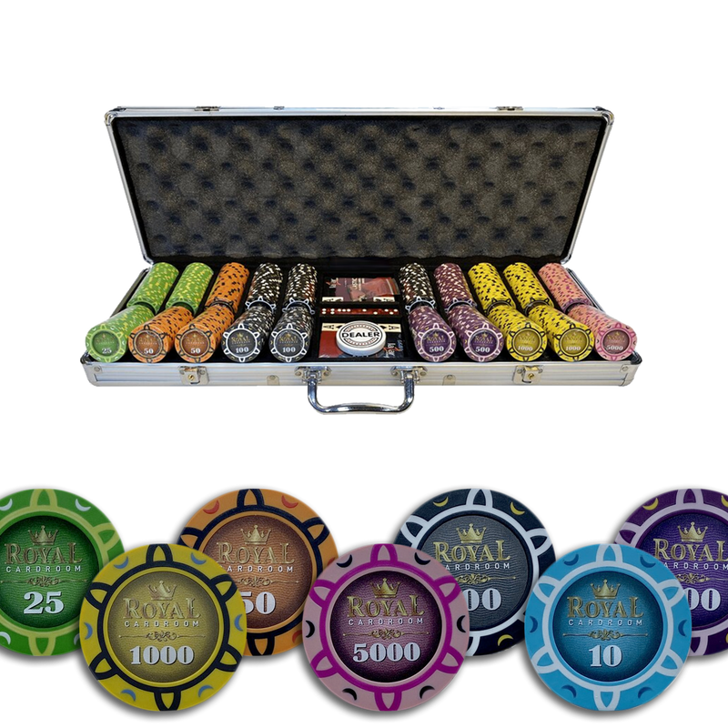 Poker Set Royal Cardroom Tournament 500