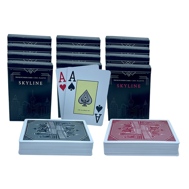 Pokerkaarten Skyline Jumbo Plastic 2 Index 12pcs