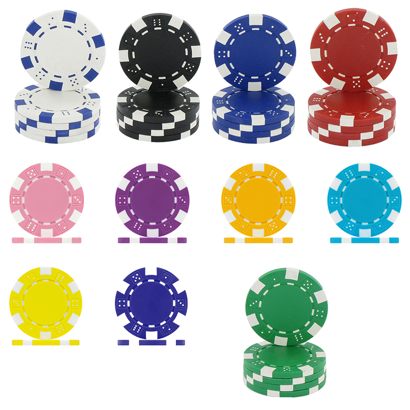 Poker Chips Set The Dice 750