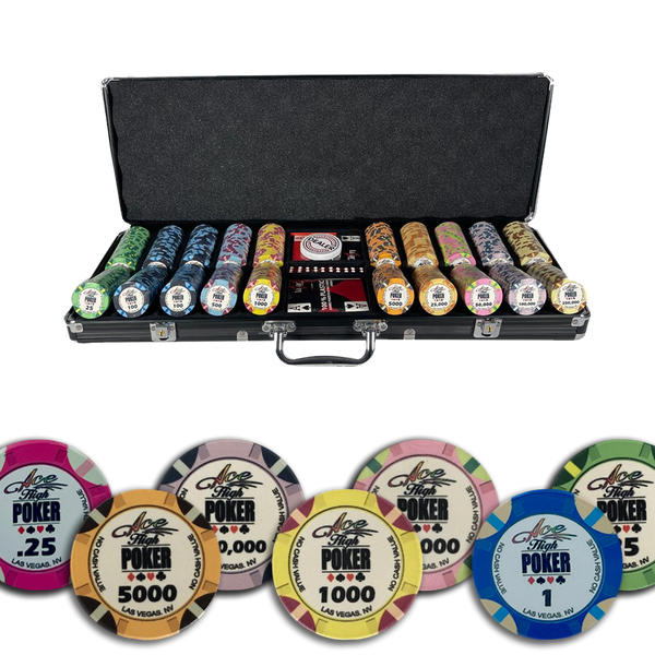 Poker Set WSOP Ace High 500
