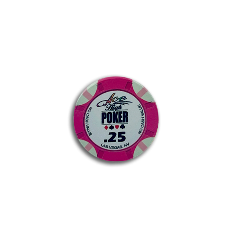 WSOP Ace High Poker Chip 0.25