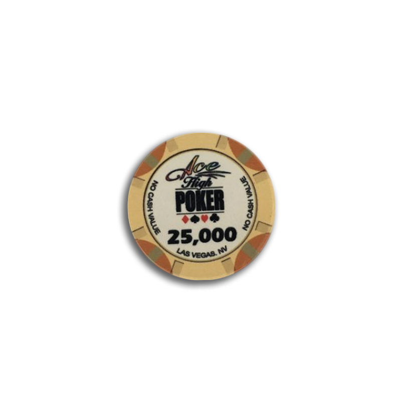 WSOP Ace High Poker Chip 25.000
