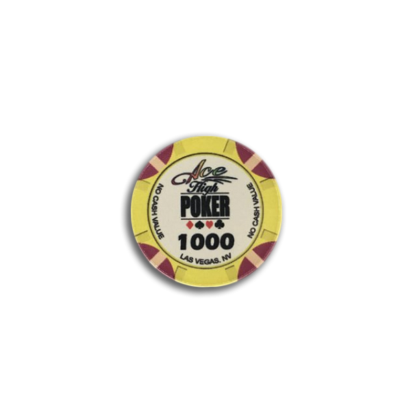WSOP Ace High Poker Chip 1000