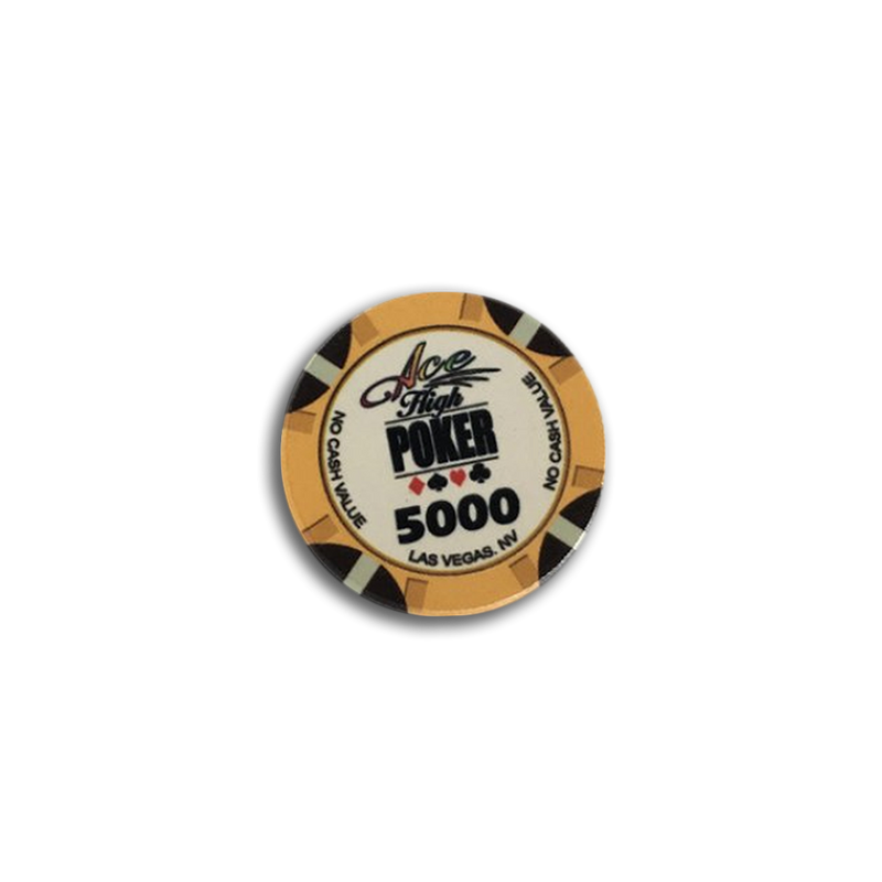 WSOP Ace High Poker Chip 5000
